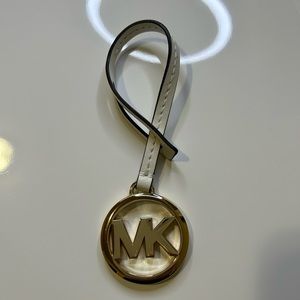 New MK logo accessory for bag